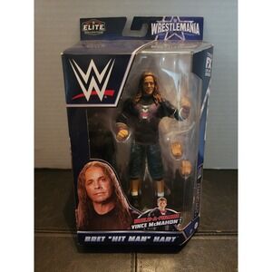 Mattel WWE Elite Bret The Hitman Hart Collection Wrestlemania 38 Action Figure
